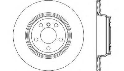 OPEN PARTS bdr262720 -  Тормозной диск